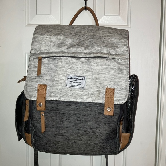 Eddie Bauer Bags Eddie Bauer Cascade Backpack Diaper Bag Poshmark